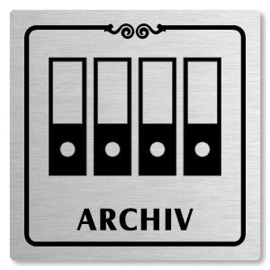 Archiv, 118x118mm, stříbrná, Texas